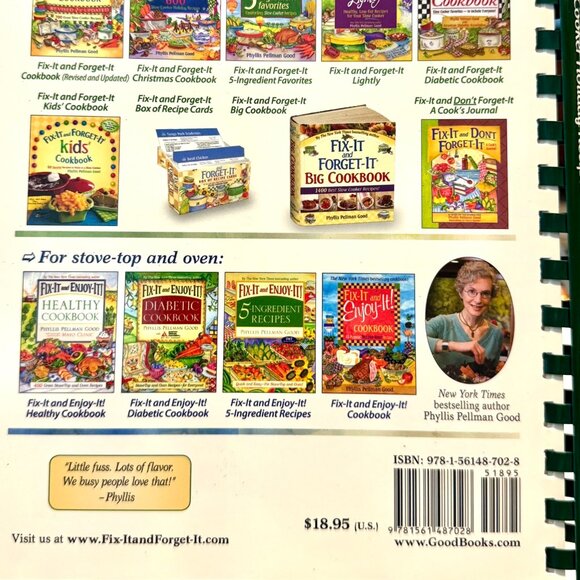 FIX-IT and FORGET-IT Christmas Cookbook 600 Slow Cooker Holiday Recipes HOLIDAYS - Picture 15 of 15